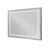 Зеркало с подсветкой BelBagno Kraft SPC-KRAFT-1000-800-SENS-NERO 100х80 подвесное