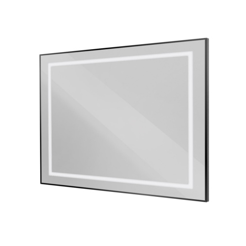 Зеркало в ванную BelBagno Kraft SPC-KRAFT-1000-800-SENS-NERO 100х80 цвет черный - фото 2