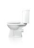 Унитаз напольный с бачком Creo Сeramique PROJECT COMBO-PR1002 белый с сиденьем с микролифт душевой смыв