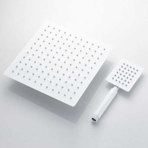 Душевая стойка Shevanik S3096C настенная цвет белый с термостатом - фото 4