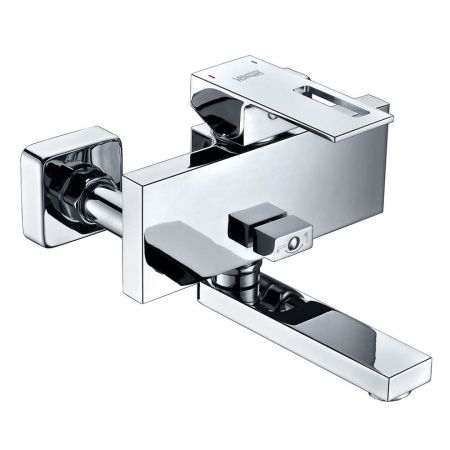 Смеситель для ванны Wasserkraft Alme 1500 1501 настенный хром