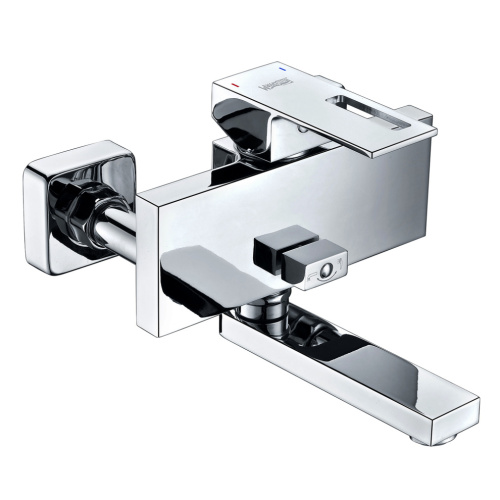 Смеситель для ванны WasserKRAFT Alme 1500 1501 настенный хром - фото 4