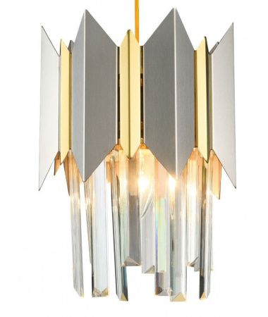 Люстра подвесная Natali Kovaltseva Queen (Куеен) QUEEN 79006/1W BRASS SILVER