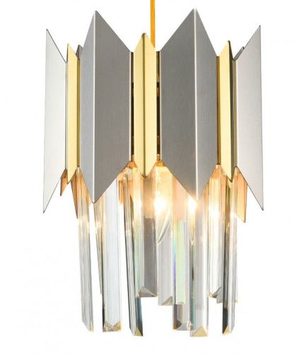 Люстра подвесная Natali Kovaltseva Queen (Куеен) QUEEN 79006/1W BRASS SILVER - фото 2