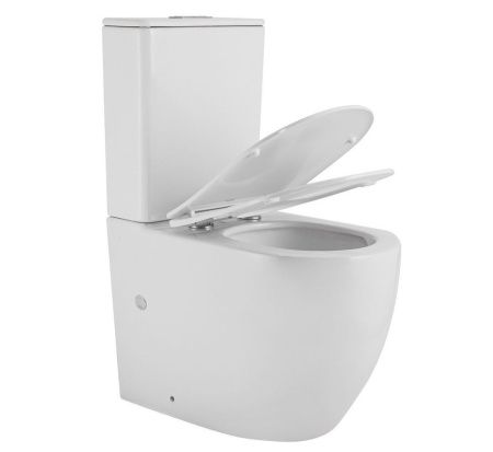 Унитаз напольный Art&Max Parma AM6089CPRVTSC белый с сиденьем микролифт смыв торнадо