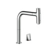 Смеситель для кухни Hansgrohe Metris Select 73818000 на мойку хром