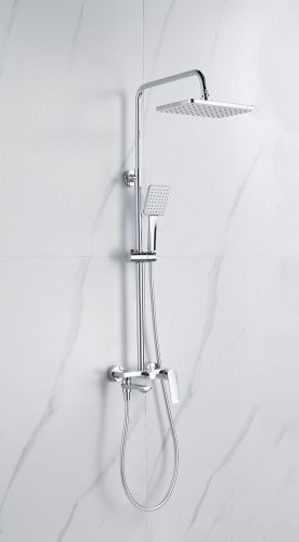 Душевая стойка Knotlor KN-62 настенная цвет хром - фото 4