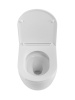 Унитаз подвесной BelBagno COMPATTO BB003CH-TOR/SC белый с сиденьем микролифт безободковый смыв торнадо