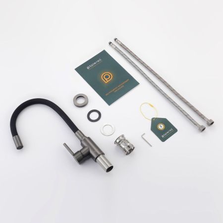 Смеситель для кухни Splenka S201 S201.4406.09 на мойку серый