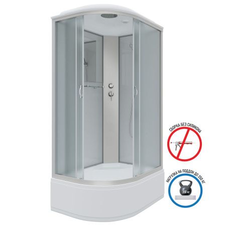 Душевая кабина Niagara Classic 23101424R 120х80 асимметричная с крышей ориентация правая