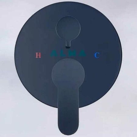 Душевая система ALMAes Sakari TVZ-0890 встраиваемая в стену цвет черный