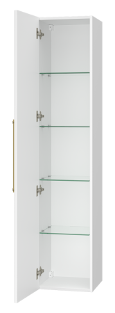 Шкаф-пенал Brevita Alicante ALI-05035-01 40х170 подвесной цвет белый