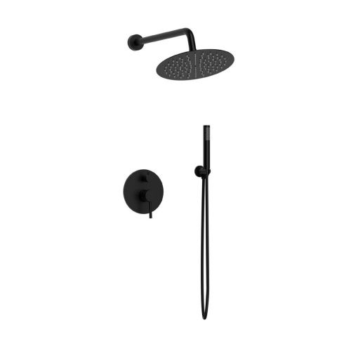 Душевая система Raiber RPB-005 встраиваемая в стену цвет черный - фото 2