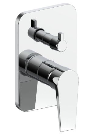 Смеситель для ванны и душа Esko BT83-2 настенный хром