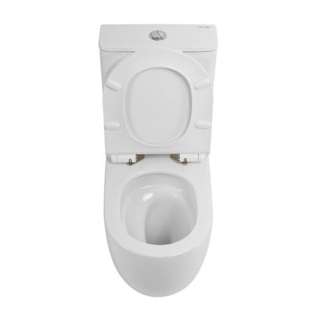 Унитаз напольный Art&Max Parma AM6089CPRVTSC белый с сиденьем микролифт смыв торнадо