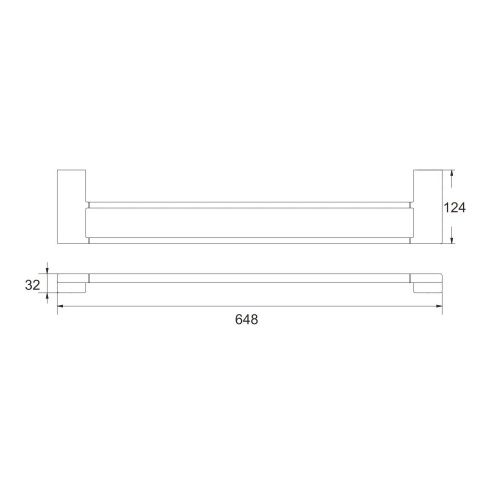 Полотенцедержатель Rose RG18 RG1827 - фото 3
