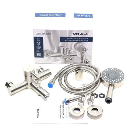 Смеситель для ванны и душа Melana Tondo 610105 настенный