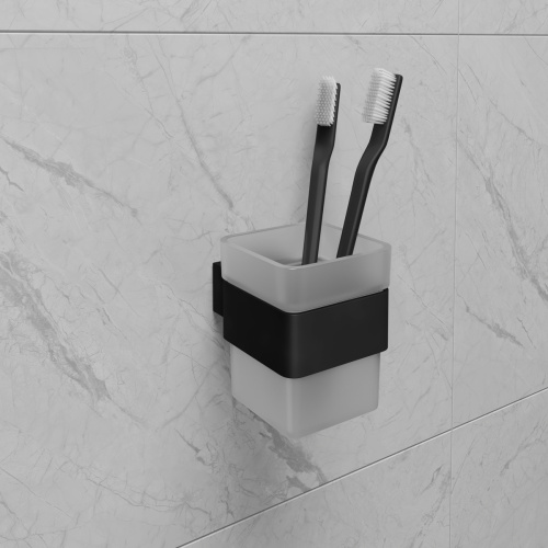 Стакан для зубных щеток LeMark Smooth line 9732014 - фото 2