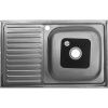 Кухонная мойка Melana 076 ta L (*20) 80х50 цвет хром поверхность матовая