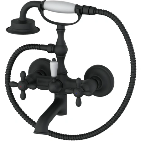 Смеситель для ванны Wonzon & Woghand Retro WW-88639020-MB настенный черный