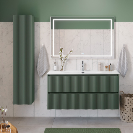 Шкаф-пенал BelBagno UNO UNO-1600-1A-SC-VO 30х160 подвесной цвет зеленый