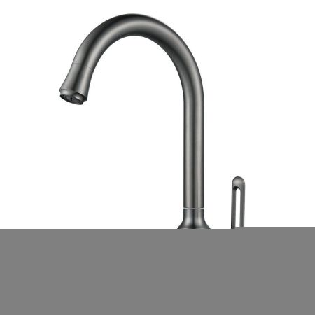 Смеситель для кухни Raffine F103T на мойку оружейная сталь