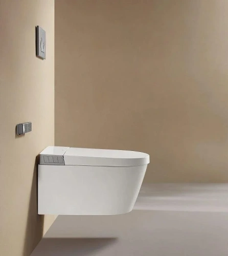 Умный унитаз подвесной Arrow AKH1051SEH белый с сиденьем микролифт безободковый каскадный смыв - фото 5