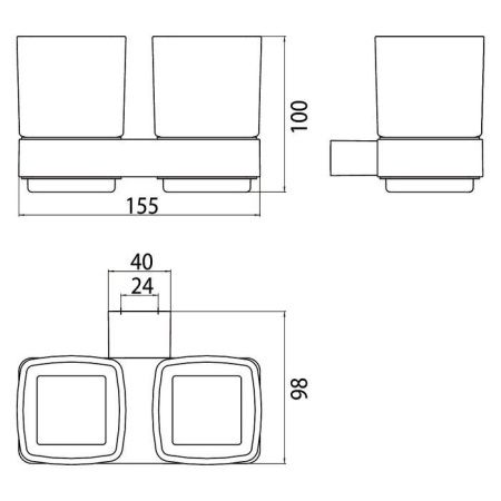 Стакан Emco Loft 0525 133 00