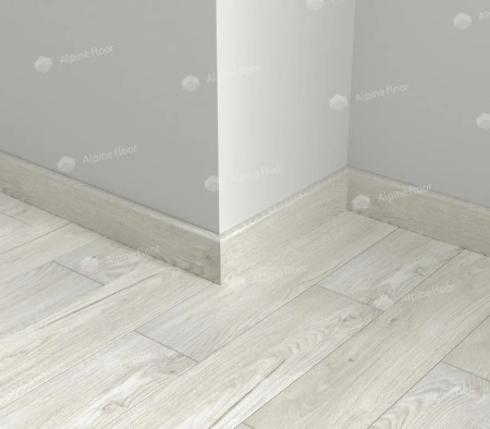 Напольный плинтус Alpine Floor Parquet Light SK 13-11 Серый толщина 1.25 см 2200х80