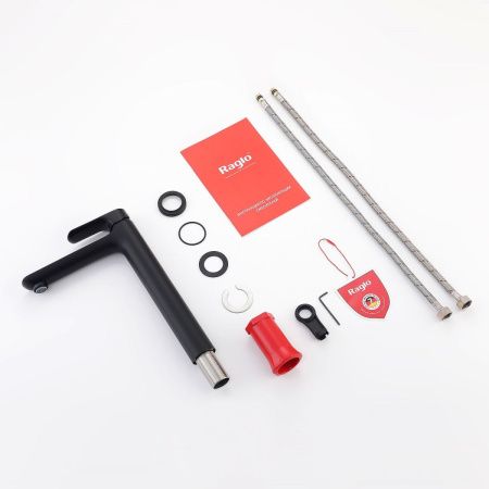 Смеситель Raglo R03 R03.15.06 на раковину черный