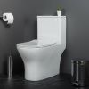 Унитаз напольный с бачком BelBagno LOUNGE BB8618CPR-MN/SC белый с сиденьем микролифт безободковый каскадный смыв