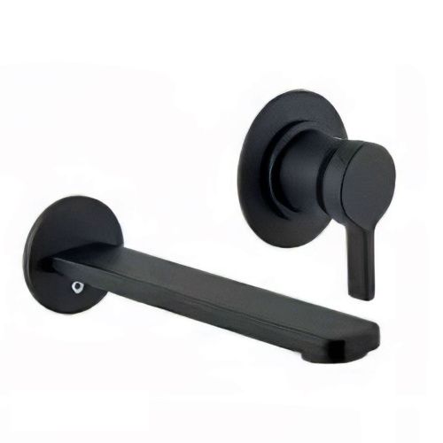 Смеситель для раковины Webert Coral CO830606560 настенный черный - фото 2