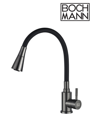 Смеситель для кухни BOCH MANN MIA GR BM10422 на раковину/на столешницу серый