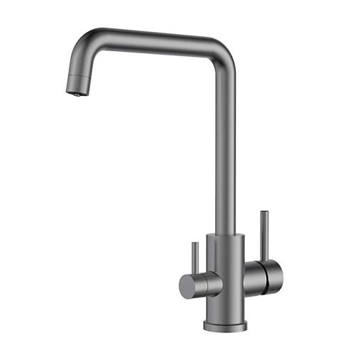 Смеситель для кухни Voda Kitchen FW519GM на мойку оружейная сталь - фото 2