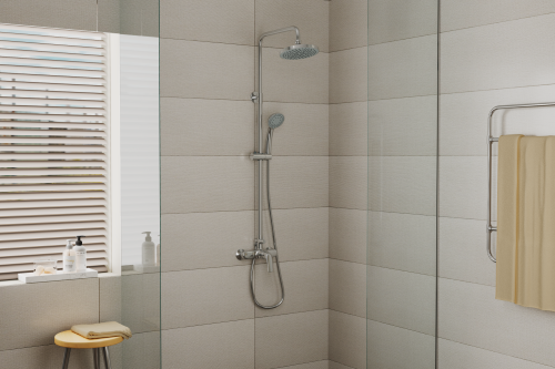 Душевая стойка Rush  ST4235-10 настенная цвет хром - фото 3