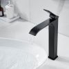Смеситель для раковины Shevanik S4011H на столешницу черный