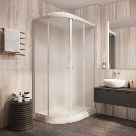 Душевая кабина Parly Effect EF1231R 120х80 асимметричная с крышей ориентация левая