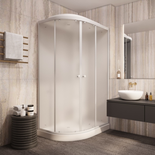Душевая кабина Parly Effect EF1231R 120х80 асимметричная с крышей - фото 5
