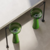 Раковина керамическая Dea Design Pedestal Basin DD2018 425 R3 40х40 напольная цвет зеленый без отверстий под смеситель