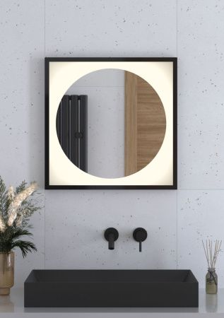 Зеркало с подсветкой Defesto ECLIPSE DF 2231 60х60 подвесное