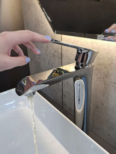 Смеситель для раковины AltroBagno Costanza AltroBagnoCostanza010218Cr на столешницу хром - фото 4