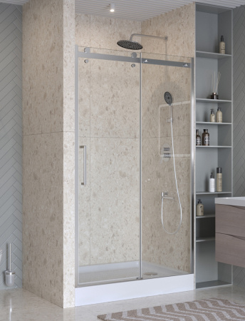 Душевая дверь BelBagno MARINO MARINO-2-BF-1-130-C-CR 130х195 стекло прозрачное профиль хром