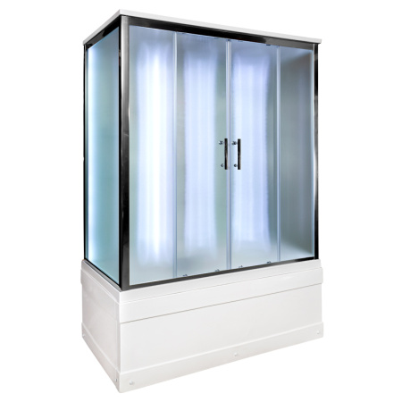 Душевой бокс AvaCan EM4515LED 150х85 прямоугольная с крышей ориентация универсальная