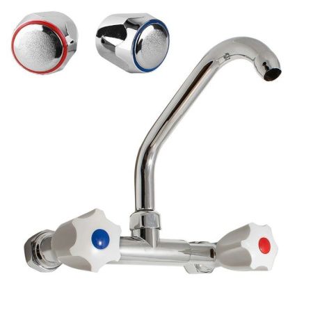 Смеситель для кухни Сантаком 100007с настенный хром