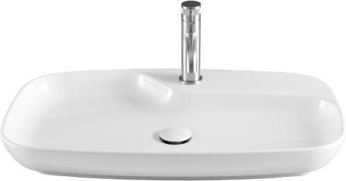 Раковина керамическая Allen Brau Liberty 4.32011.20 70х43 накладная цвет белый 1 отверстие под смеситель - фото 3 Раковина керамическая Allen Brau Liberty 4.32011.20 70х43 накладная цвет белый 1 отверстие под смеситель - фото 3