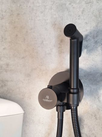 Гигиенический душ со смесителем AltroBagno BM AltroBagnoOggetto060402MB черный
