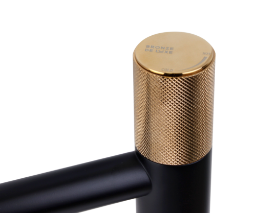 Смеситель Bronze de Luxe AVANTGARDE 2010MH на раковину черный - фото 4