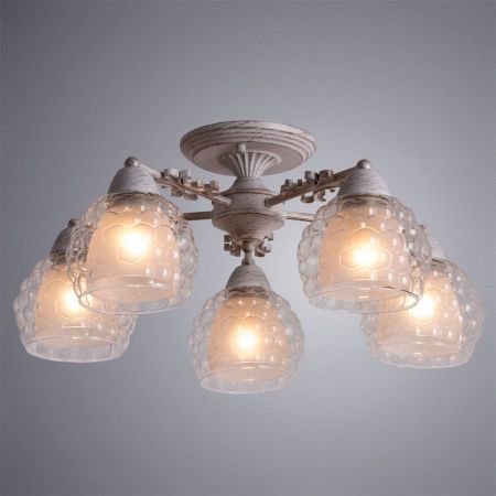 Люстра потолочная Arte Lamp Malina (Малина) A7695PL-5WG