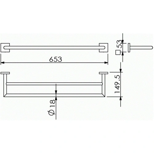 Полотенцедержатель Langberger LEDRO 11802A - фото 2 Полотенцедержатель Langberger LEDRO 11802A - фото 2