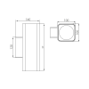 Уличный настенный светильник Fiberli SSA 11230101